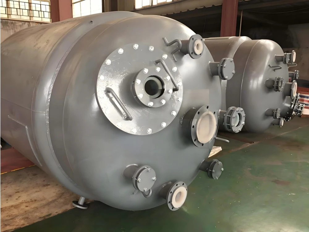 Ptfe Lined Industrial Chemical Process Receiving Tank
