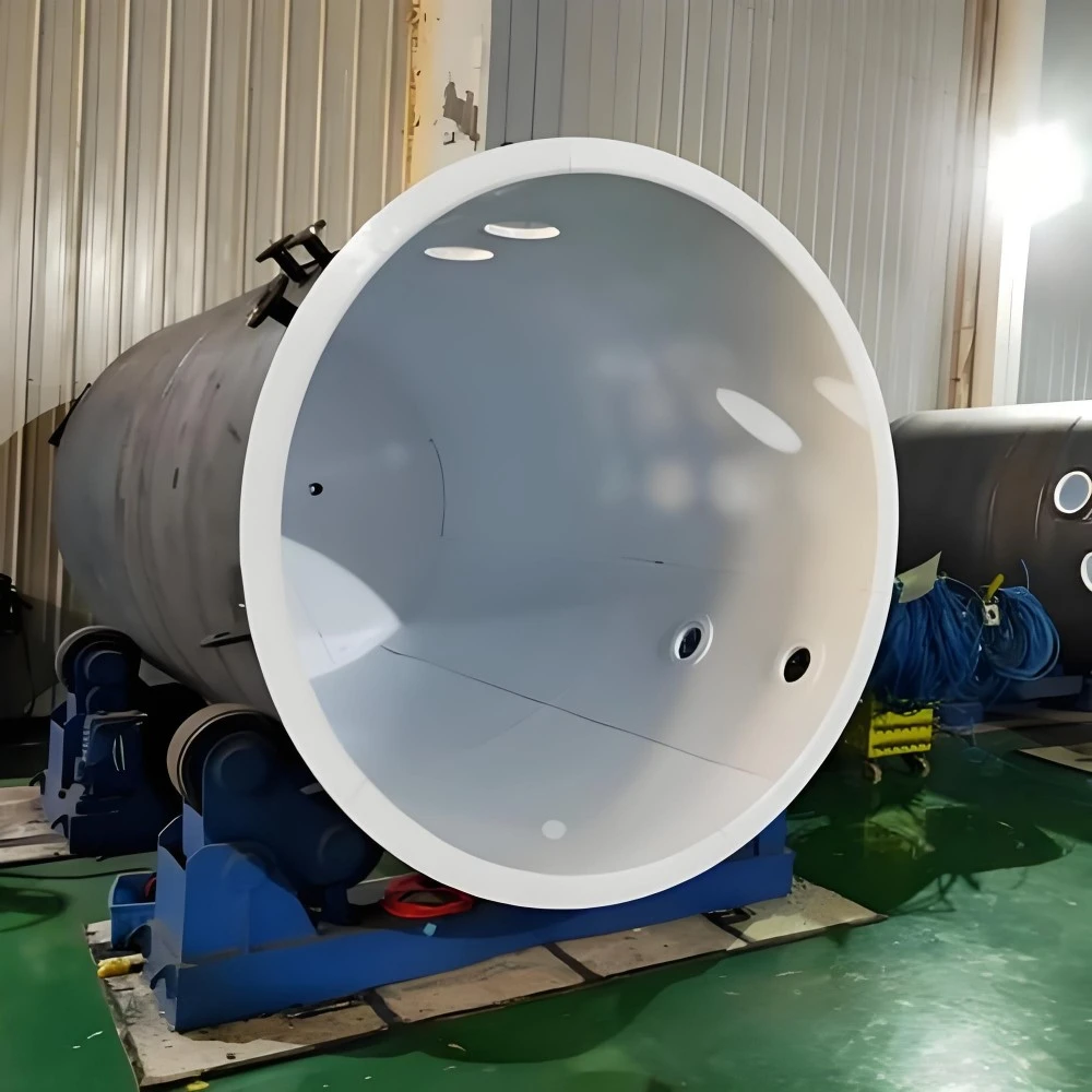 PTFE 라이닝 내산성 화학 수용기 용기