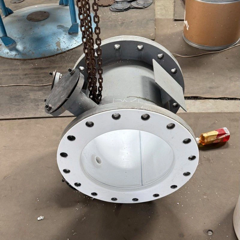 PTFE 라이닝 내산성 화학 티