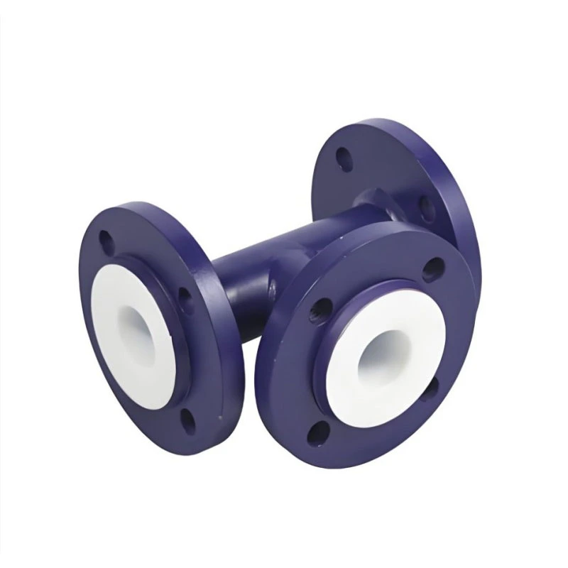 PTFE 라이닝 내산성 티 피팅