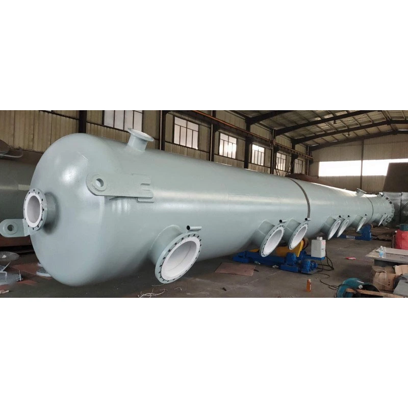 PTFE 라이닝 화학 증류탑