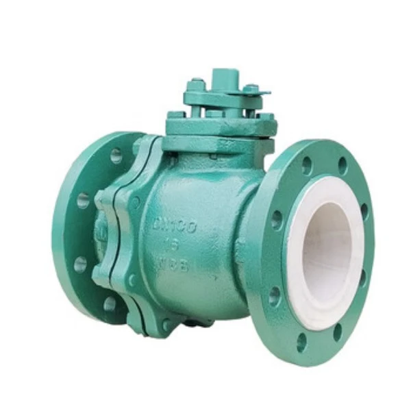 PTFE 라이닝 화학 생산 제어 밸브