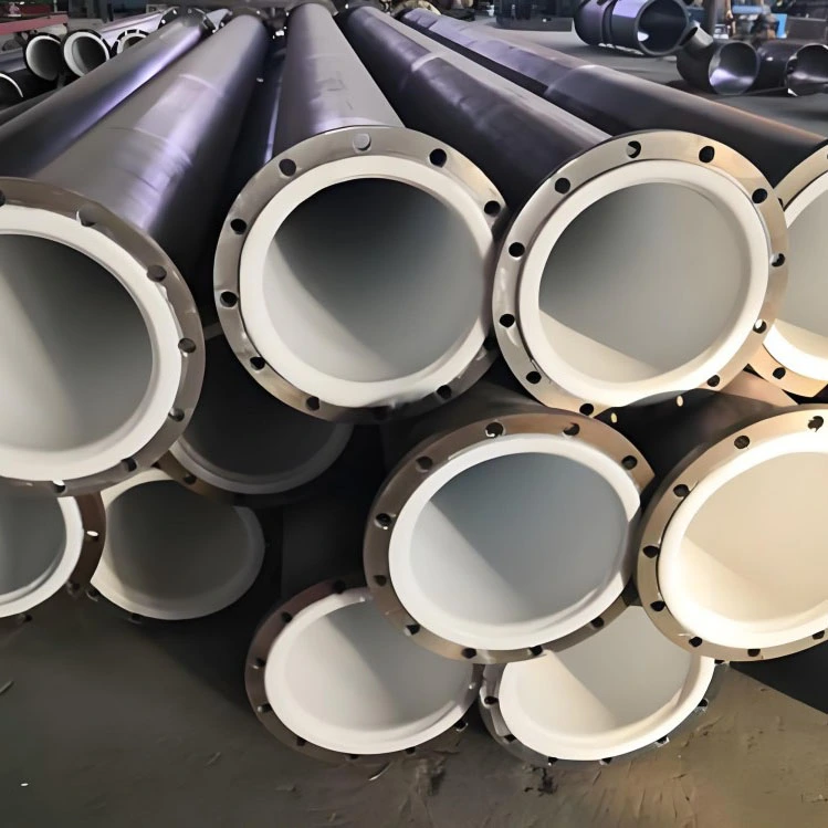 PTFE 라이닝 산업용 화학물질 운송 파이프라인