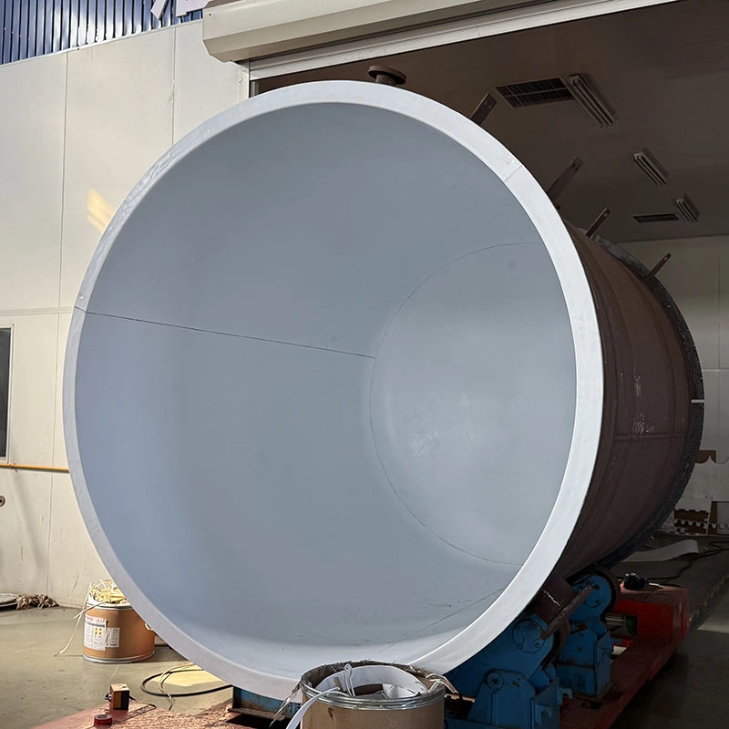 산성 매체용 PTFE 라이닝 반응기